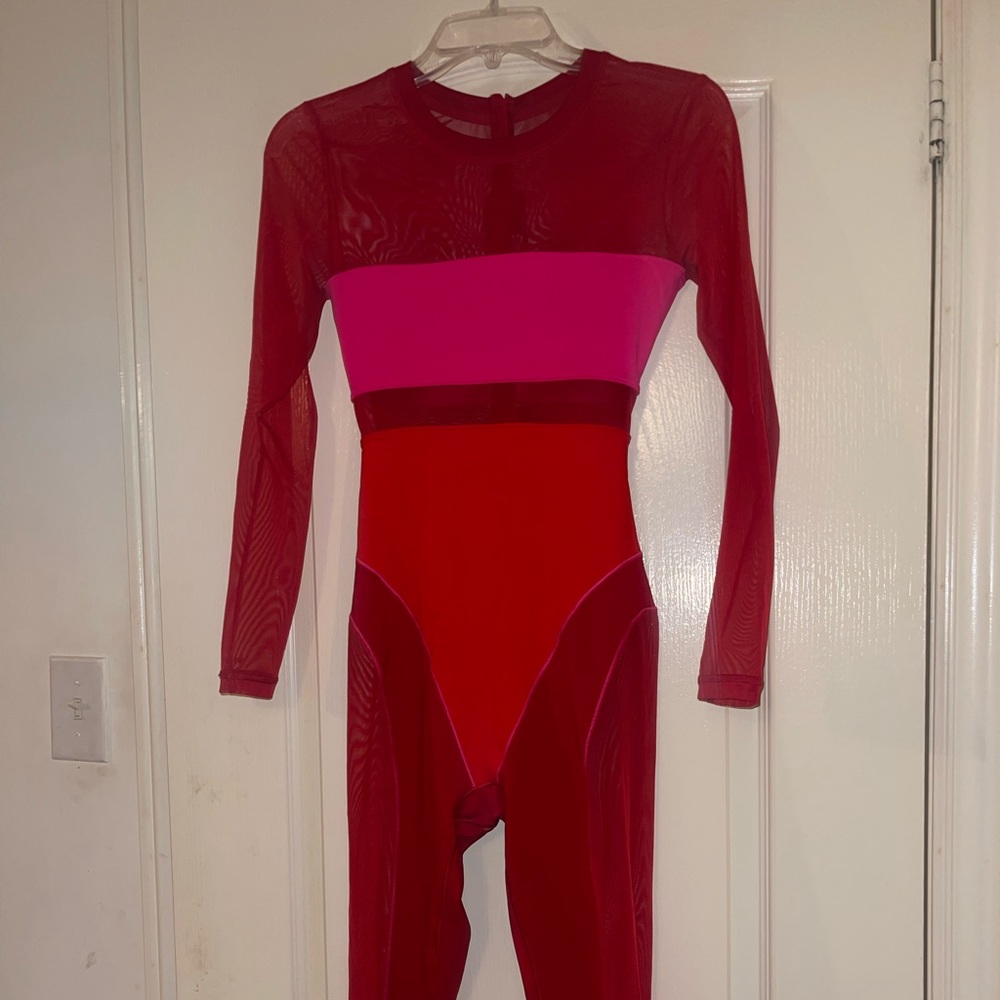 ADIDAS IVY PARK HEART BLOCKED CATSUIT - Picture 3 of 10
